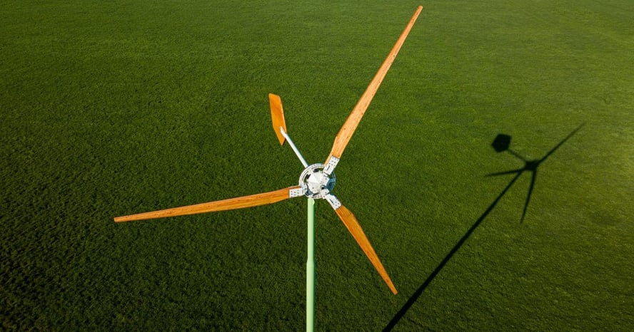 Agrarische windmolen 15 meter ashoogte