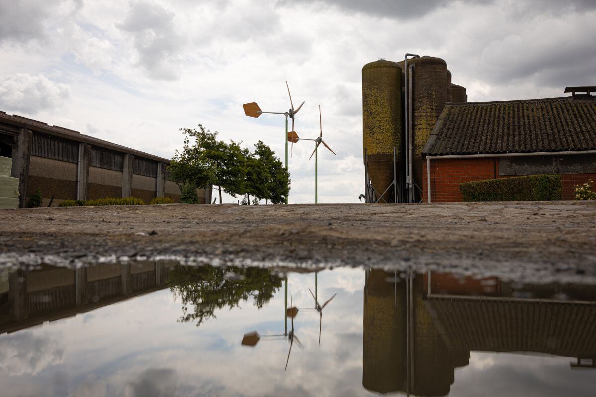 Na twee dagen zijn de kleine windmolens operationeel