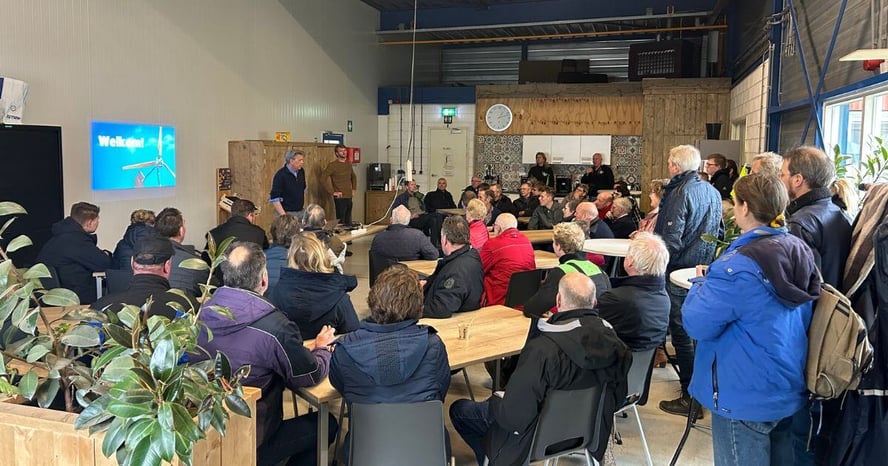 Klanten uit provincie Groningen op bezoek bij EAZ Wind in Hoogezand