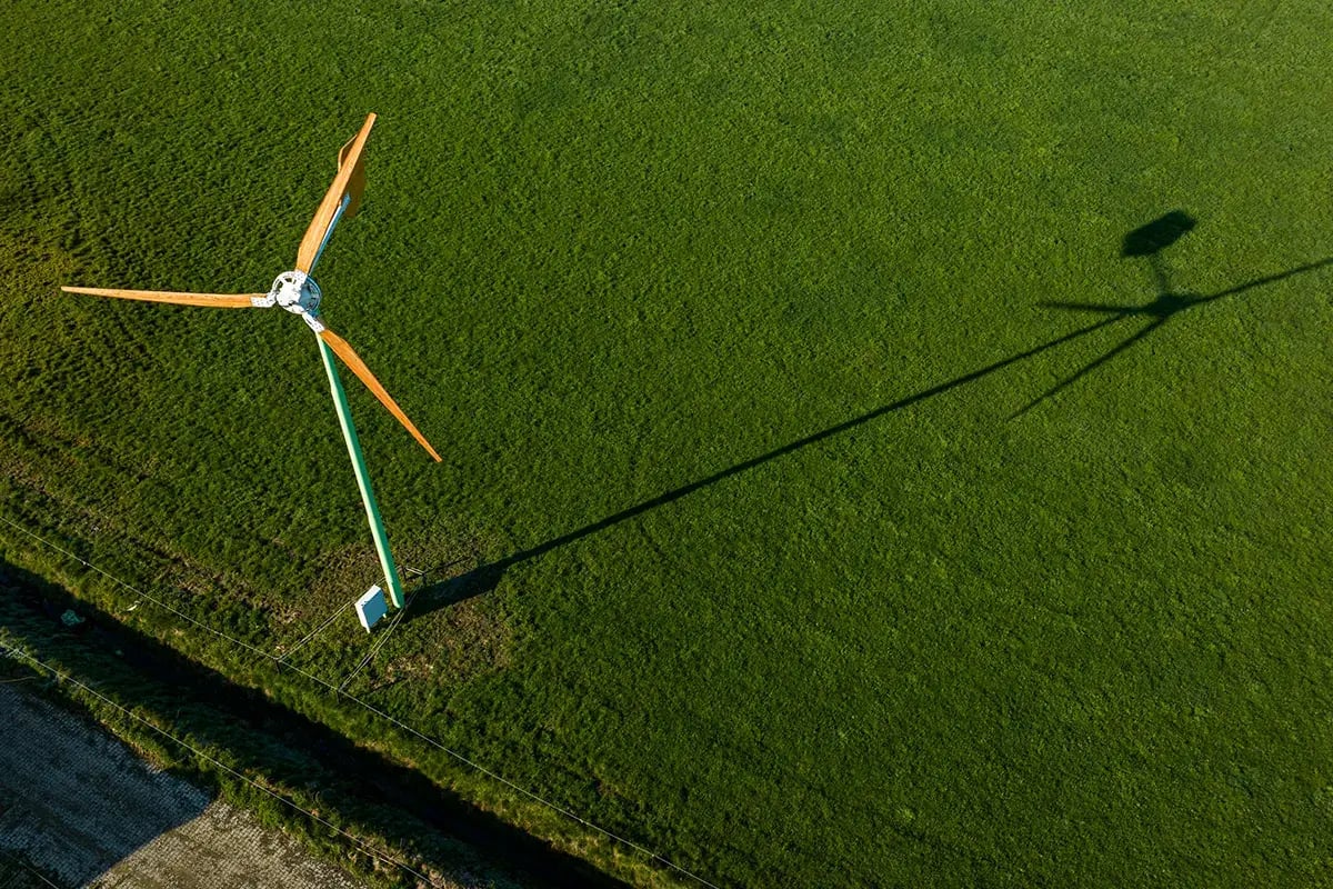 Agrarische windmolen