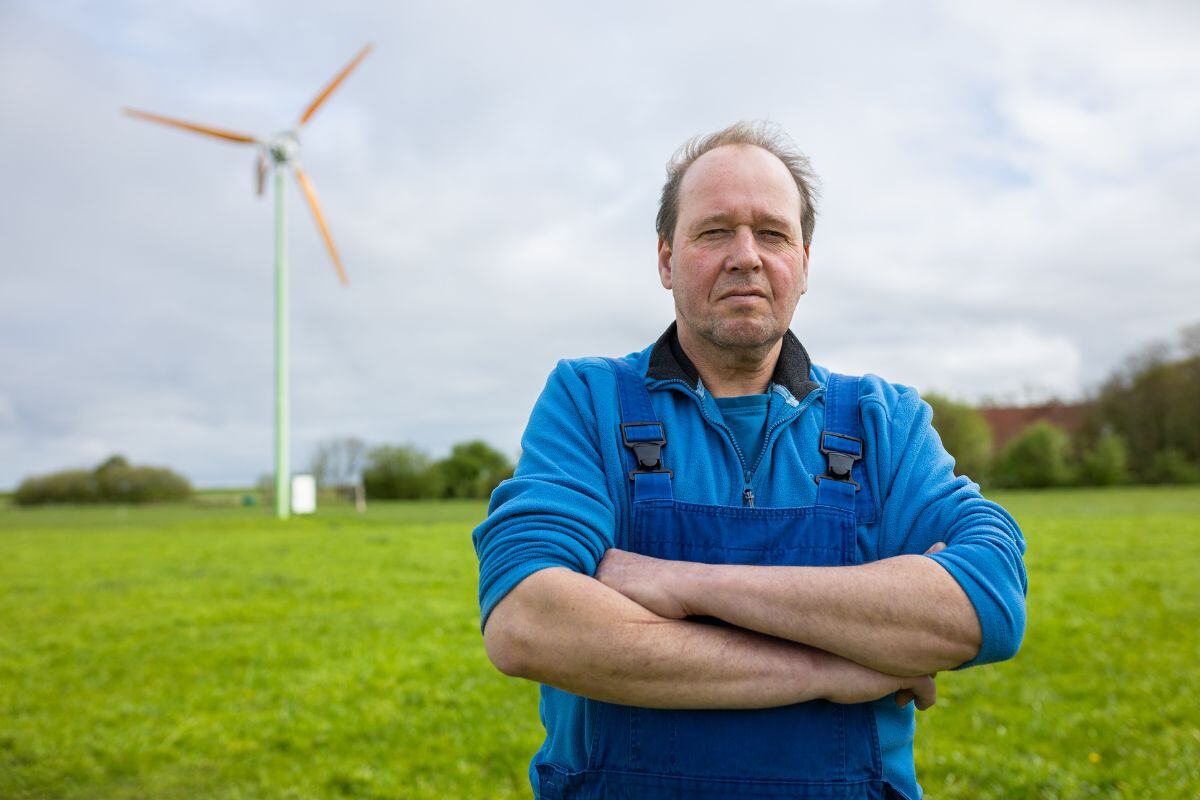 Windräder für den Bauernhof