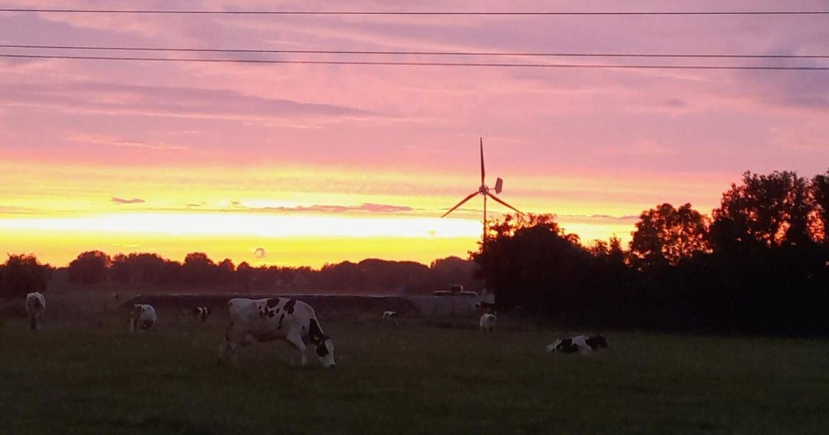 Zonsondergang in s Heer Abtskerke