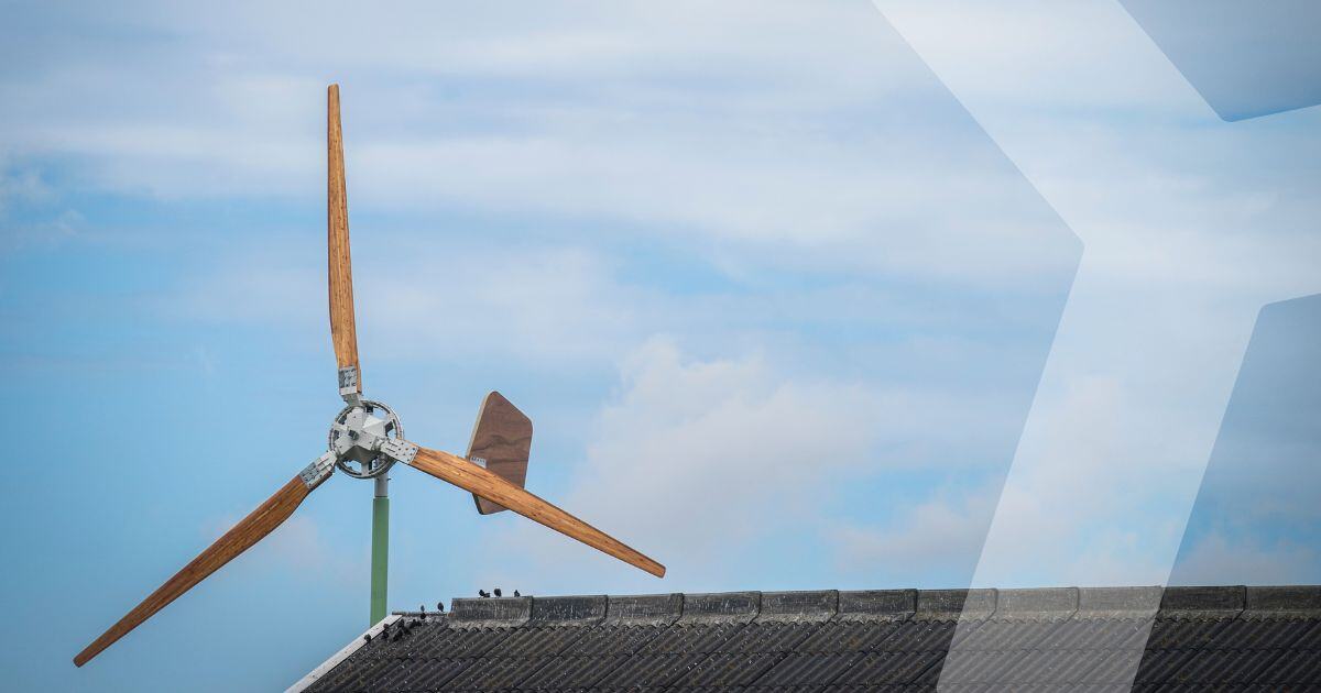 Word onafhankelijk van de energiemarkt met een kleine windmolen